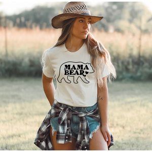 Mama Bear T-shirt (Different Colors)